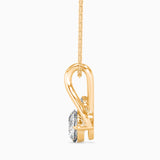 1CT Solitarie Round Pendant without chain
