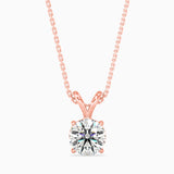 1CT Solitarie Round v Pendant without chain