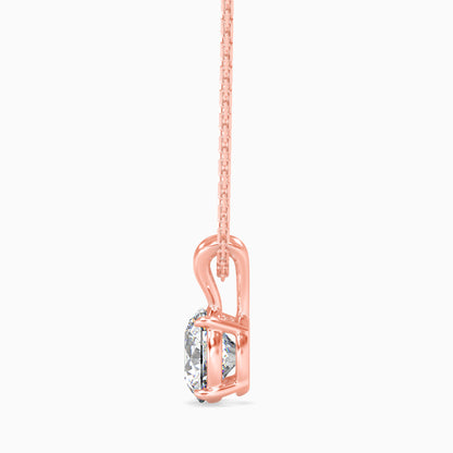 1.5 CT Solitarie Round v Pendant without chain