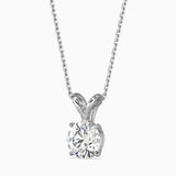 1CT Solitarie Round v Pendant without chain