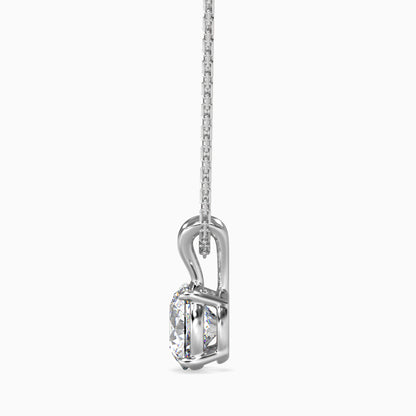1.5 CT Solitarie Round v Pendant without chain