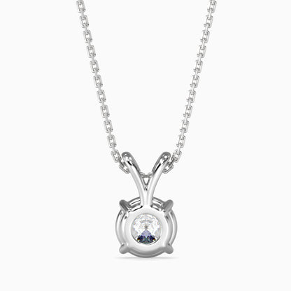 1.5 CT Solitarie Round v Pendant without chain