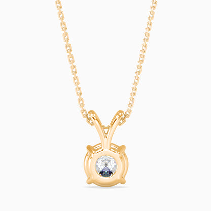 1.5 CT Solitarie Round v Pendant without chain