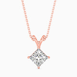 1.5 CT POINTERS Solitarie Princess Pendant without chain