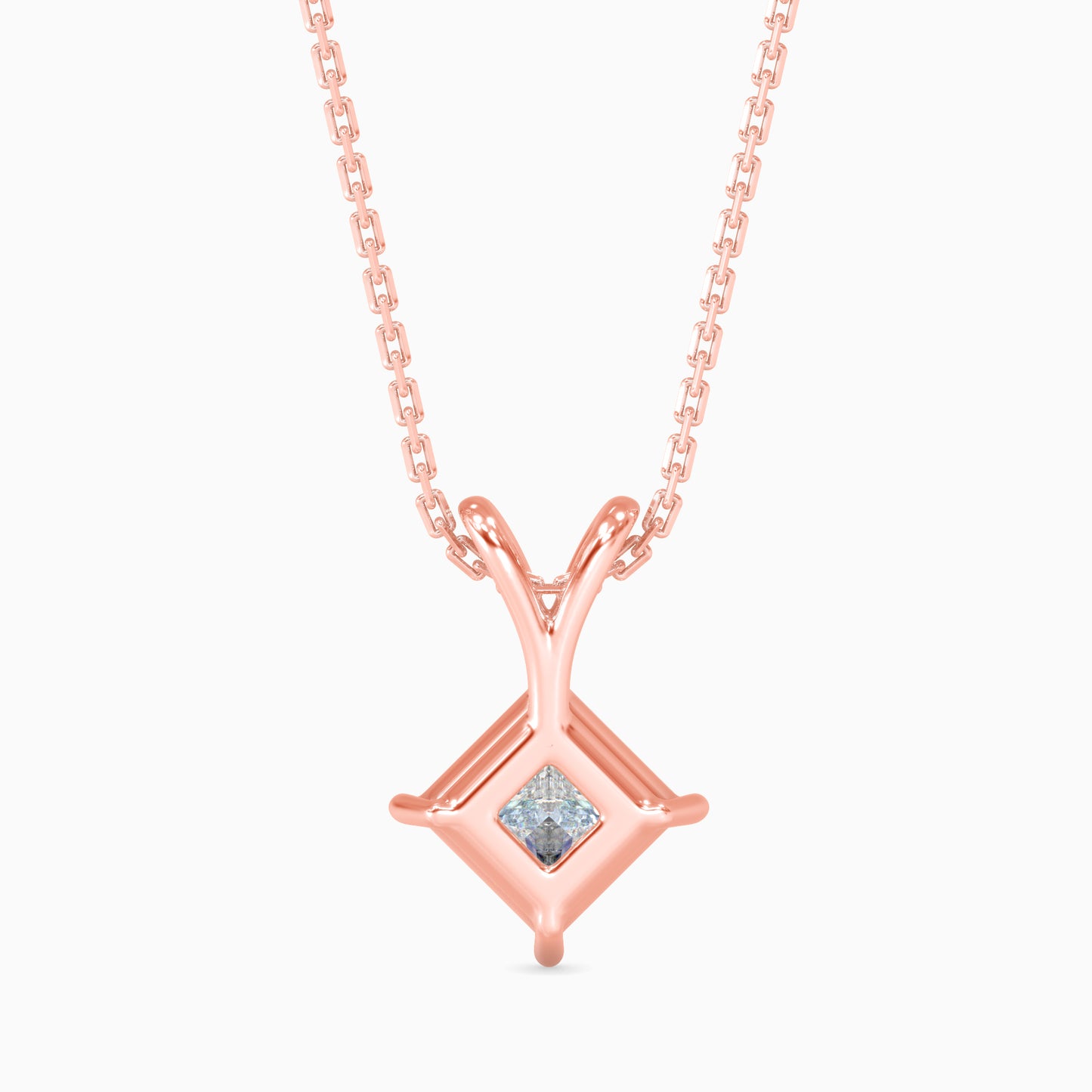 1.5 CT POINTERS Solitarie Princess Pendant without chain