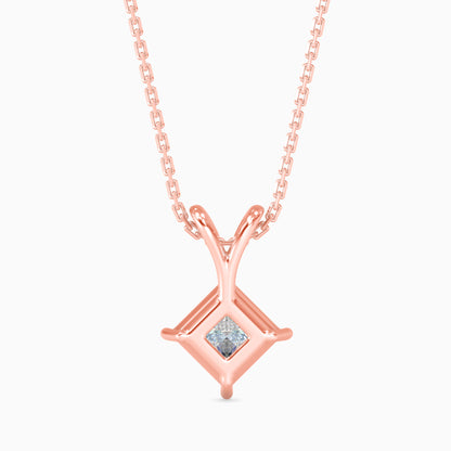 1.5 CT POINTERS Solitarie Princess Pendant without chain