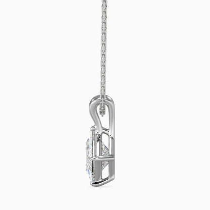 1.5 CT POINTERS Solitarie Princess Pendant without chain