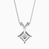 1.5 CT POINTERS Solitarie Princess Pendant without chain