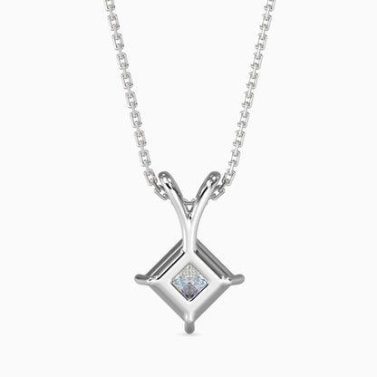 1.5 CT POINTERS Solitarie Princess Pendant without chain