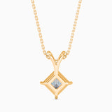 1.5 CT POINTERS Solitarie Princess Pendant without chain
