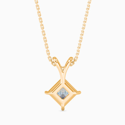 1.5 CT POINTERS Solitarie Princess Pendant without chain