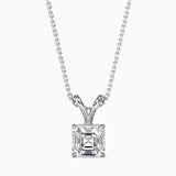 1.5 CT  Ascher Solitaire  Pendant with chain