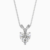1.5 CT Solitarie Heart Pendant without chain