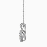 1CT Solitarie Heart Pendant without chain