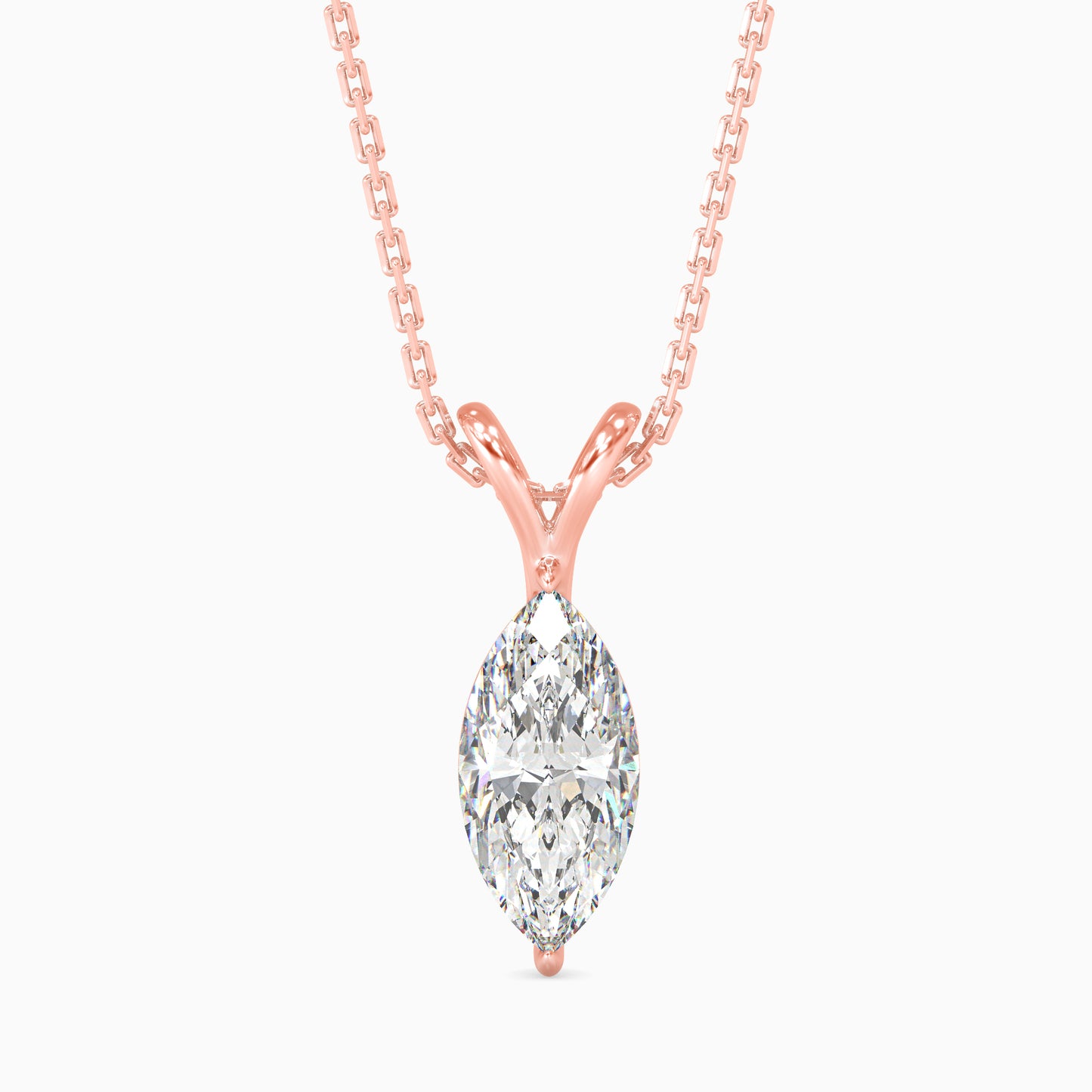 1CT Solitarie Round Pendant without chain