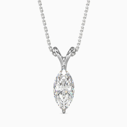 1CT Solitarie Round Pendant without chain