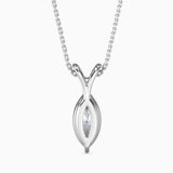 1CT Solitarie Round Pendant without chain