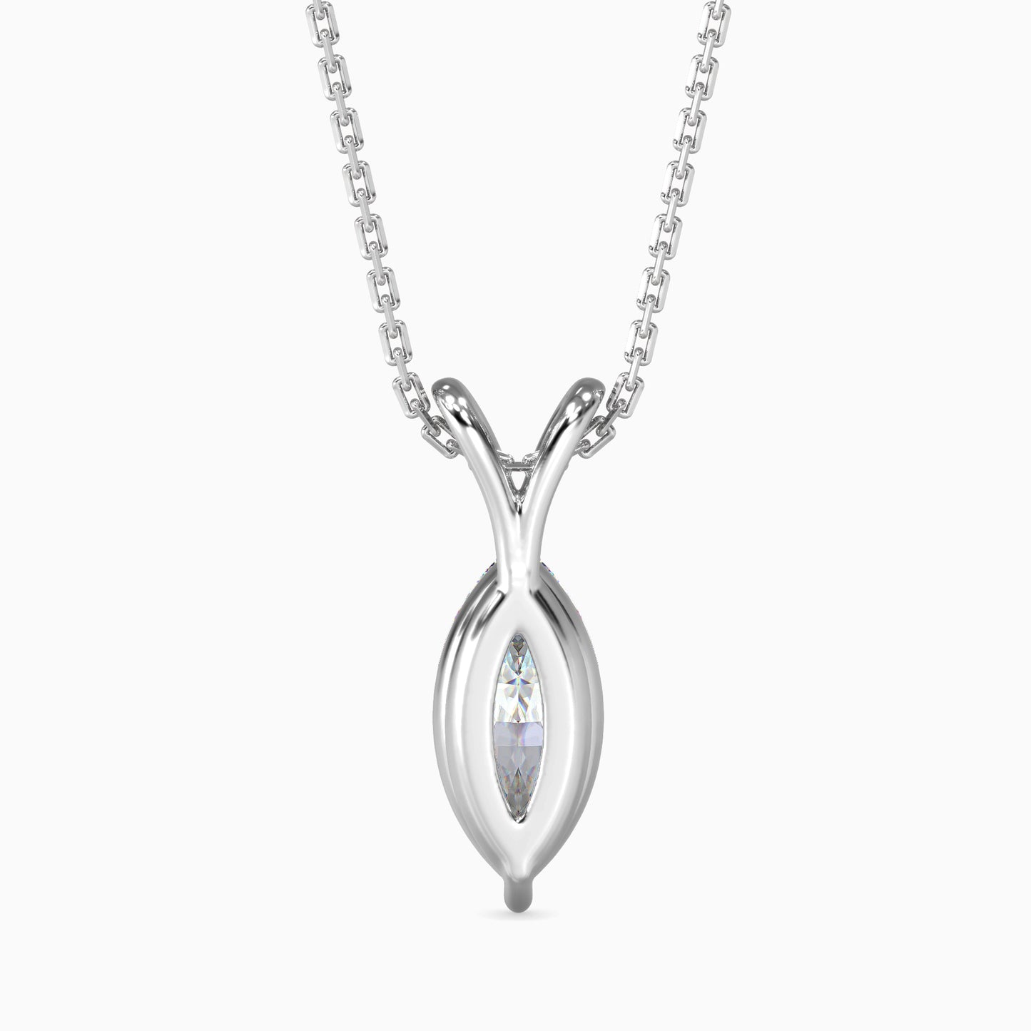 1CT Solitarie Round Pendant without chain