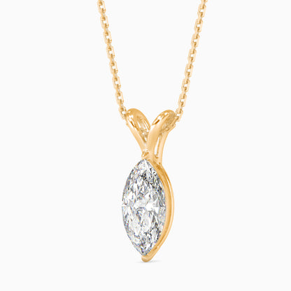 1CT Solitarie Round Pendant without chain
