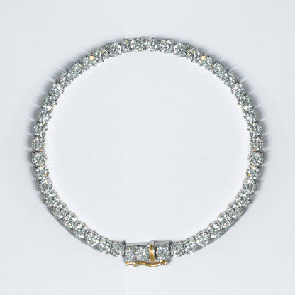 10 pointer round tennace bracelet