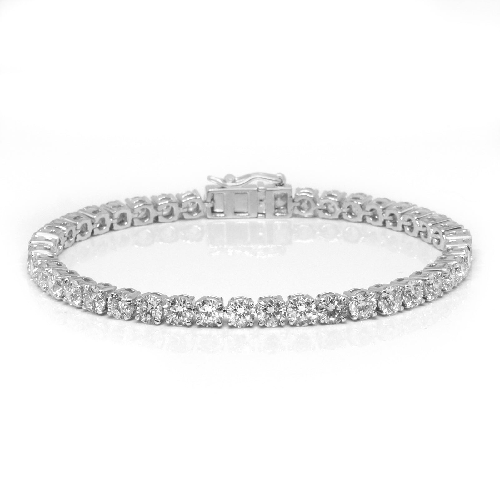 20 pointer round tennace bracelet