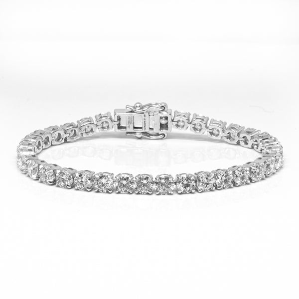 30 pointer round tennace bracelet