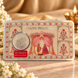 10 Gram 999 Pure Silver Wedding Coin | Premium Wedding Gift Envelope