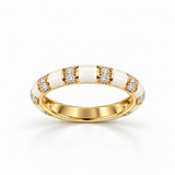 18KT Gold Vermeil Gold-Tone Multi-Stone Statement Ring