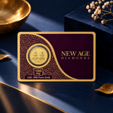 100 mg 999 Fine Gold Coin - Laxmi Ganesh