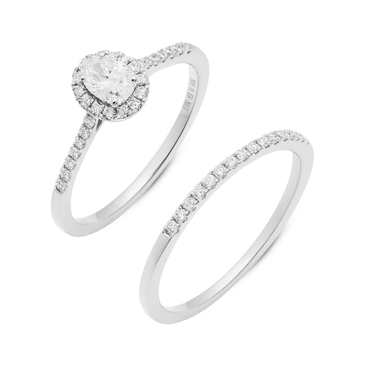 Lab Grown Diamond  0.68 CT, VS1  Oval Band Ring – Made with Silvadium (92.5 Silver + Palladium), 3.25g – Hallmarked & IGI Certified – New Age Diamond Jewelry