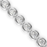 2 pointers Classic Tennis Bracelet