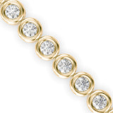2 pointers Classic Tennis Bracelet