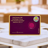 50 mg 24KT 999 Fine Gold Coin - Perfect Diwali Gift