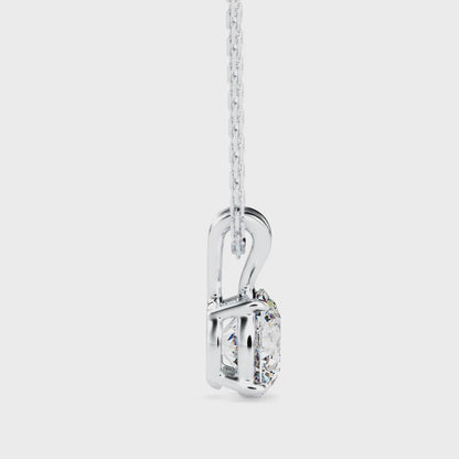1.5 CT Solitarie Round v Pendant without chain