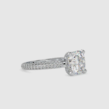 1.52 CT Lab Grown Round Brilliant Diamond Solitaire Engagement Ring in 14K Yellow Gold, IGI Certified