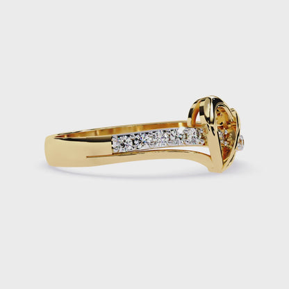 Timeless Treasure: 14k Gold Ring with 0.16ct Diamonds