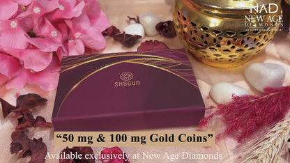 50 mg 24KT 999 Fine Gold Coin - Perfect Diwali Gift