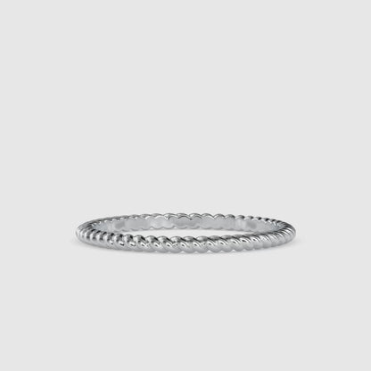 Twisted Elegance: 1.29kt Gold Ring