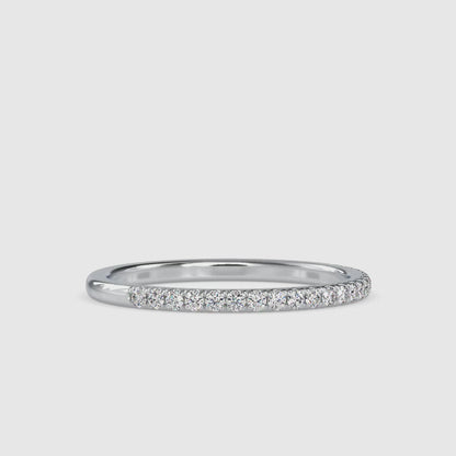 Lab Grown Diamond 0.20 CT Eternity Band in 14K Yellow Gold, IGI Certified