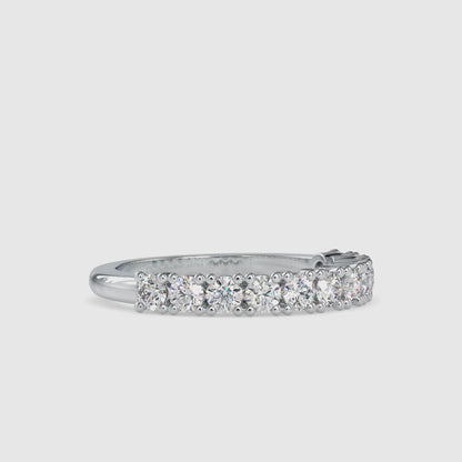 0.92 CT Lab Grown Diamond Eternity Band in 14K Gold, IGI Certified