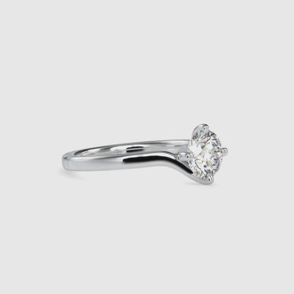 Lab Grown Diamond with 1CT Center Solitaire Ring in 14K Gold - IGI Certified & Customizable – Perfect for Everyday Wear